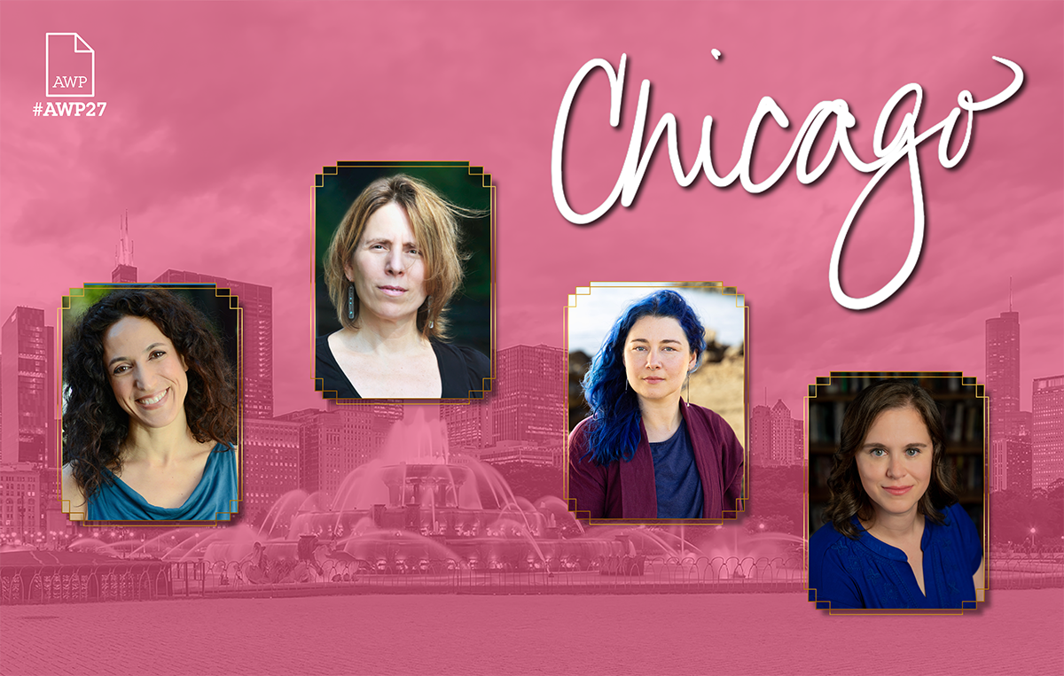 #AWP27 branding with presenters' headshots